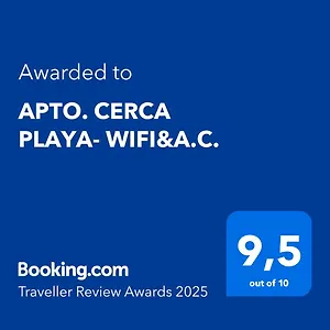  Apartamento Apto. Cerca Playa- Wifi&a.c.
